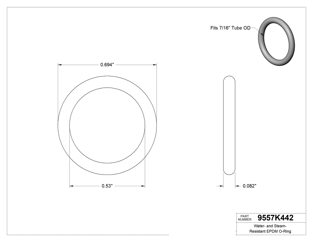 Technical drawing - 9557K442